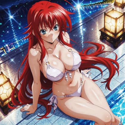 リアス・〇レモリーと夜デートでイチャラブ編 サンプル2