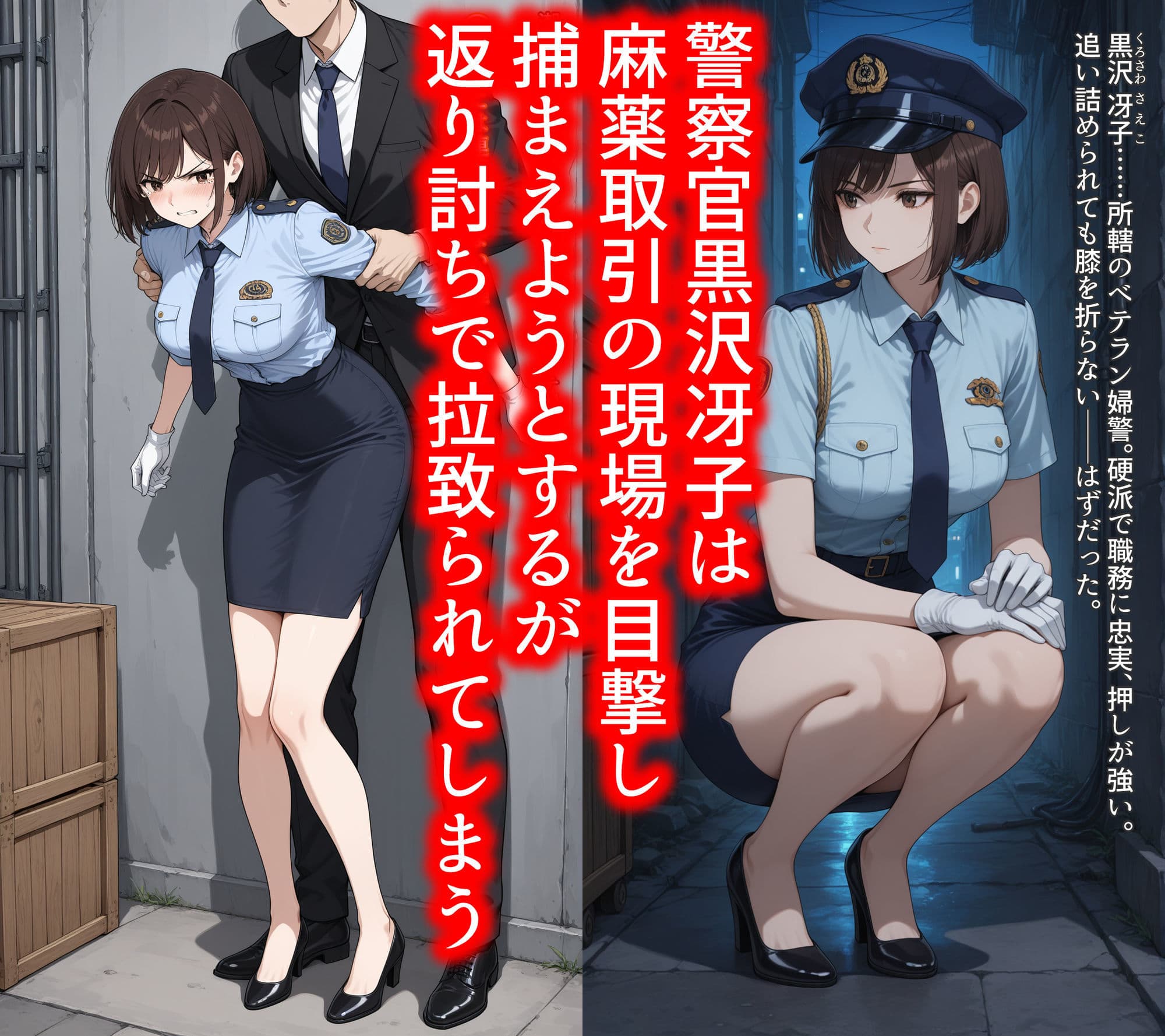 女性警察官が拉致られてヤク漬けで堕ちていくまで サンプル2