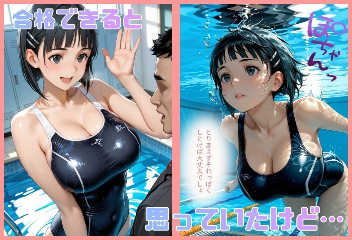 JK×教師のスク水孕ませエッチ サンプル3