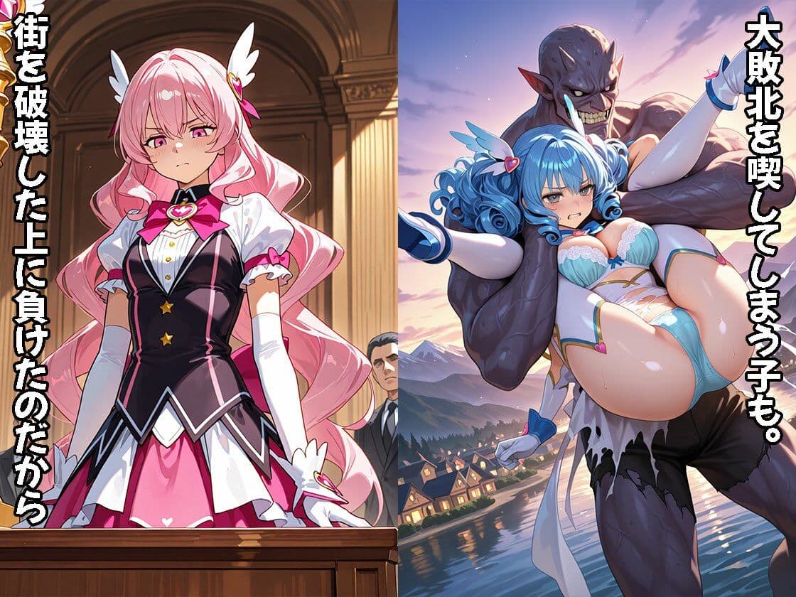 魔法少女は負けたら裁かれる（CG500枚） サンプル3