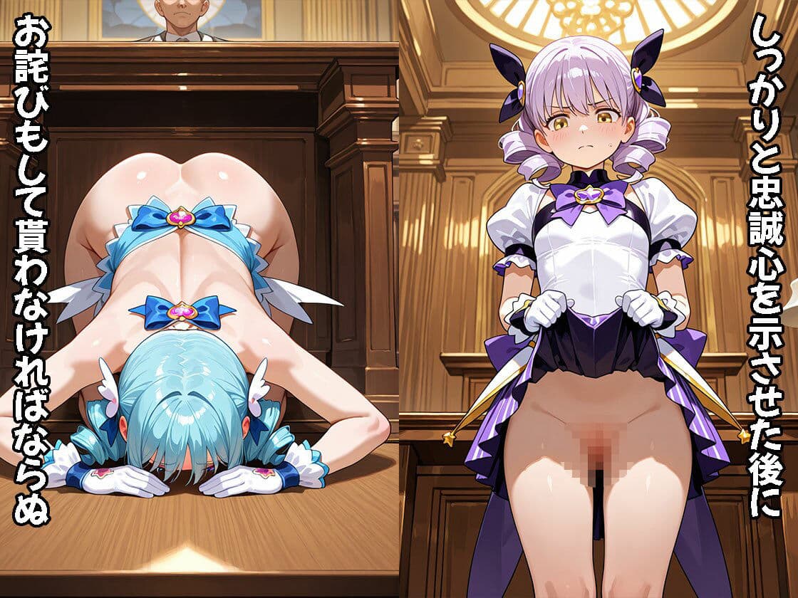 魔法少女は負けたら裁かれる（CG500枚） サンプル4