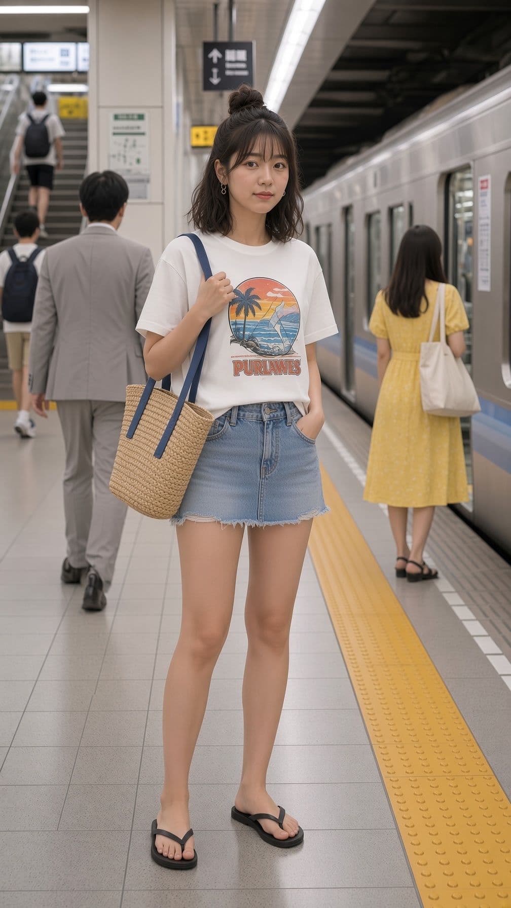 【逆さ撮り】西新宿の太陽OLたち、無防備パンチラ記録 〜シェアオフィスで輝く彼女たちが知らない秘密〜 サンプル5