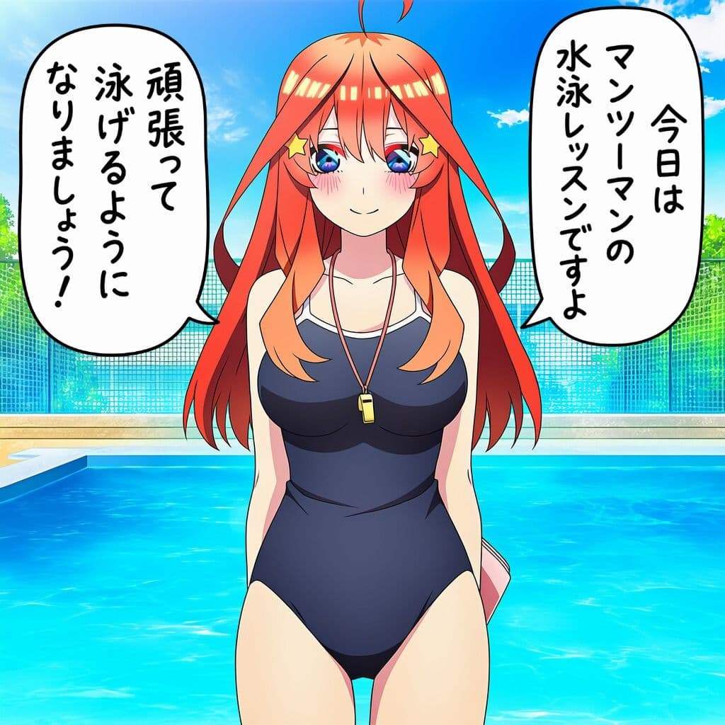 五月先生と秘密の水泳レッスン（はーと） サンプル1