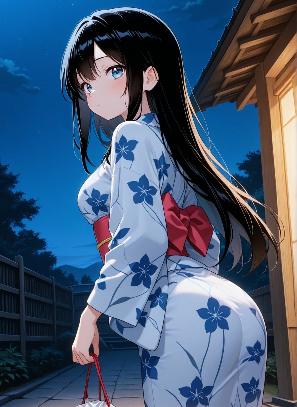 夏祭りに来ていた浴衣女子がおじさんたちに犯●れる サンプル3