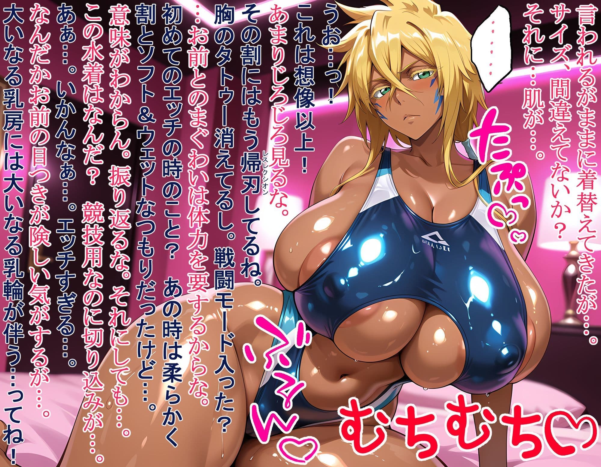 穴あき競泳水着ハ〇ベルさん お澄まし顔歪まSEX サンプル1