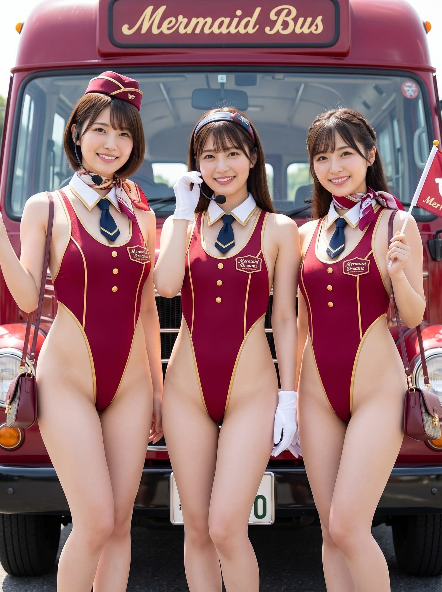 水着バスガイド写真集 サンプル1