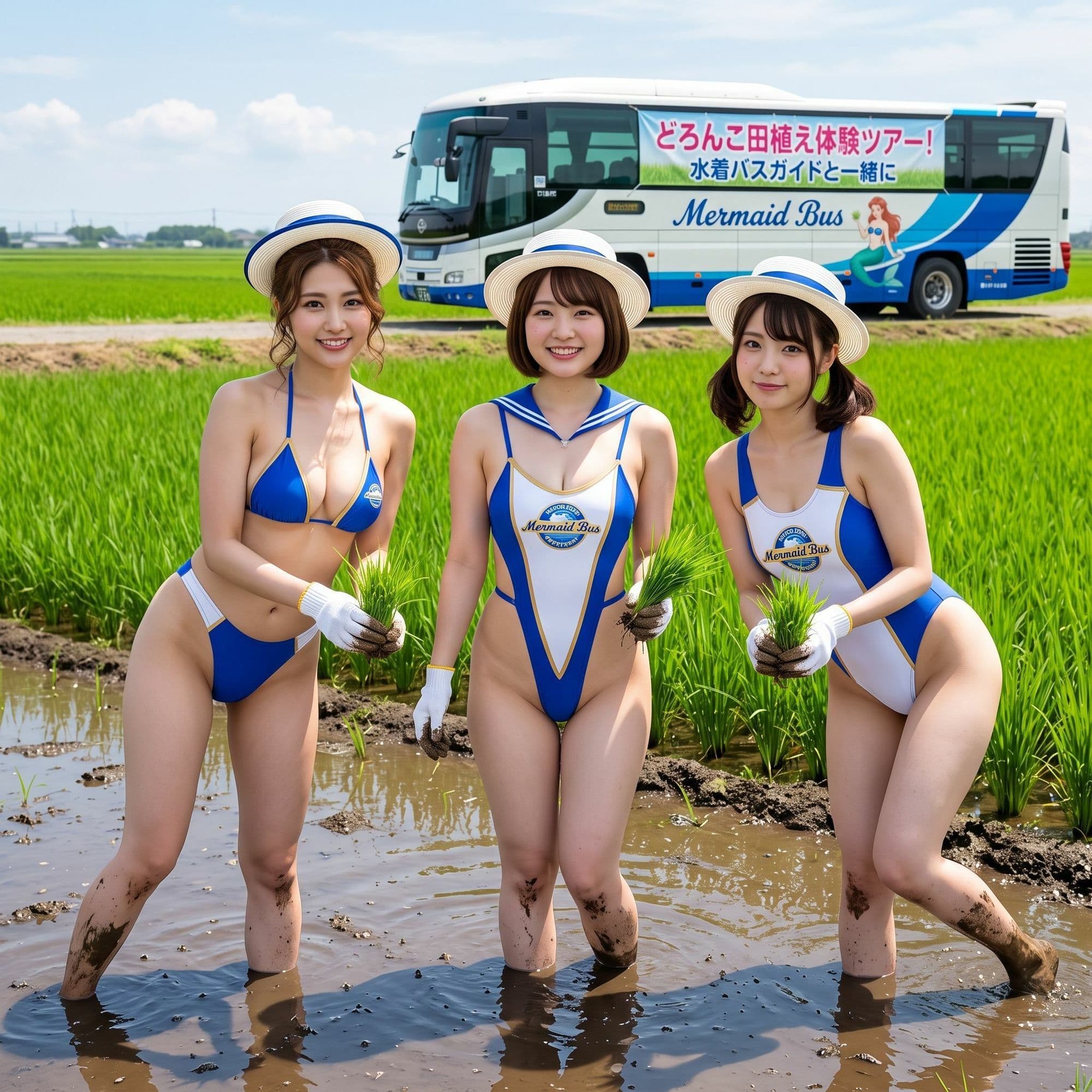 水着バスガイド写真集 サンプル6