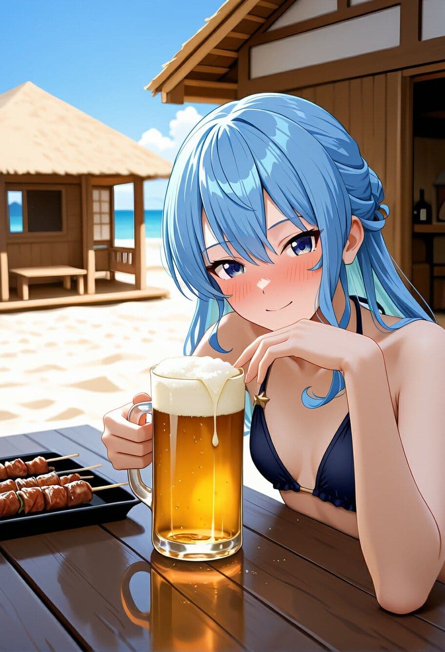 Vtuberと海デート 〜星街す〇せい〜 サンプル5