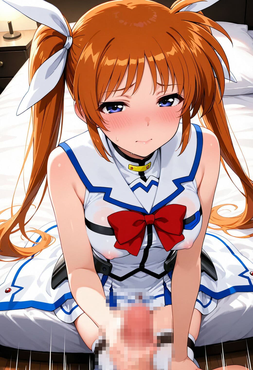 〇町なのは 弄り尽くされる少女の記録 【正常位・フェラ・脇コキ・亀甲縛り】〜睡眠・昏●奉仕＆ヌードグラビア付〜 サンプル4