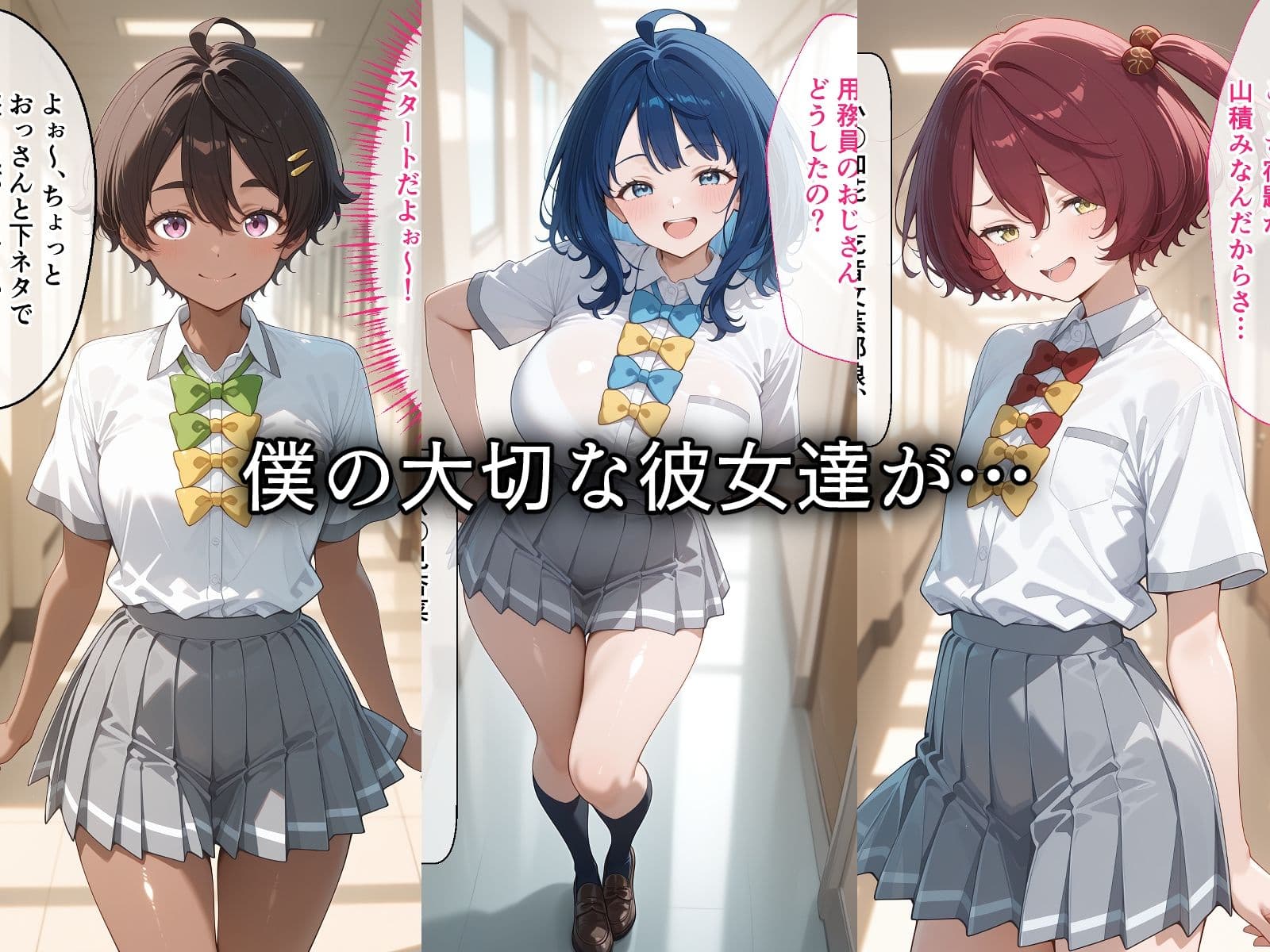 寝取られた二番手の女子校生たち〜催〇アプリで種付け完了 サンプル1