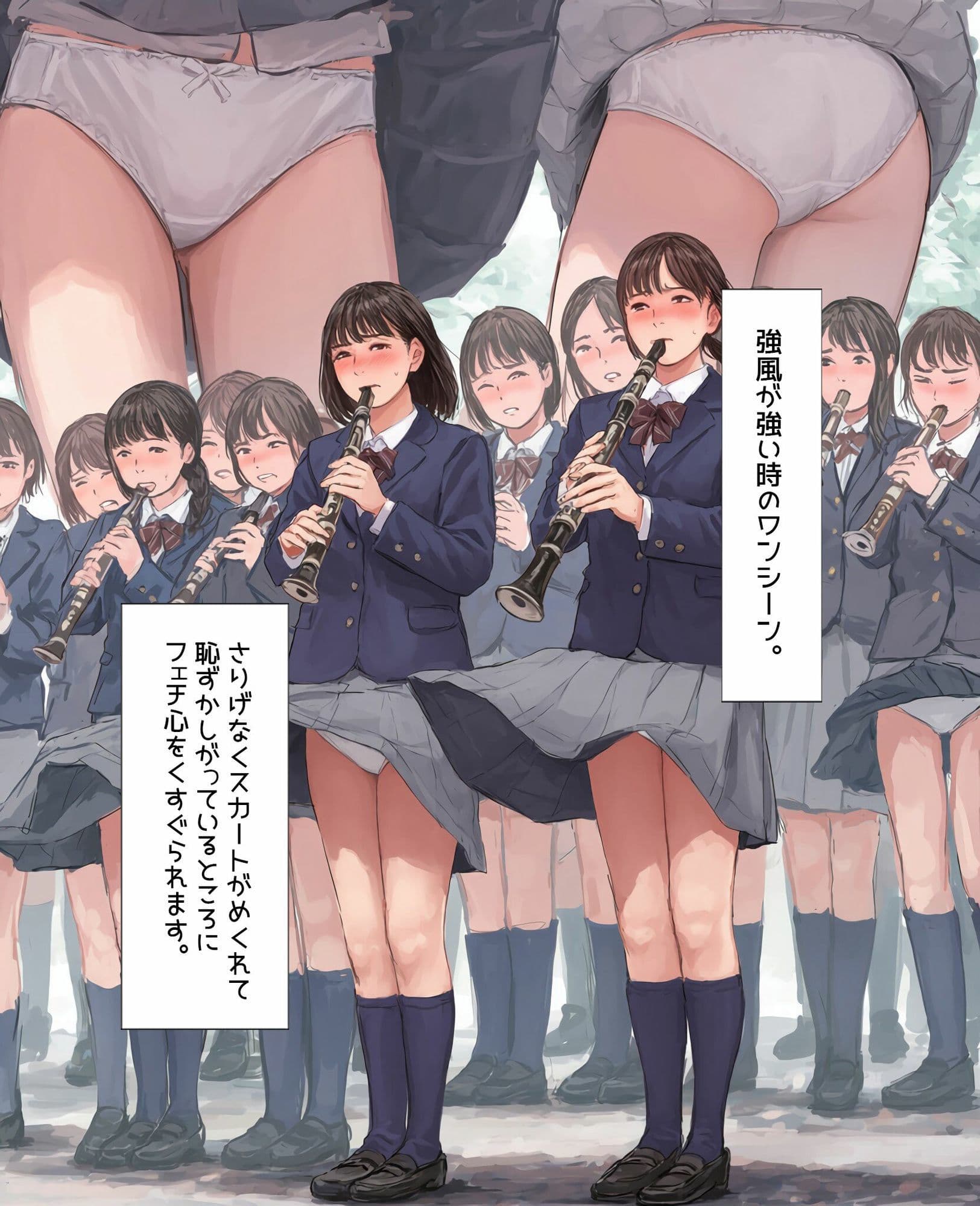 僕はクラリネット女子のスカートが風でめくれる瞬間に憧れる サンプル3