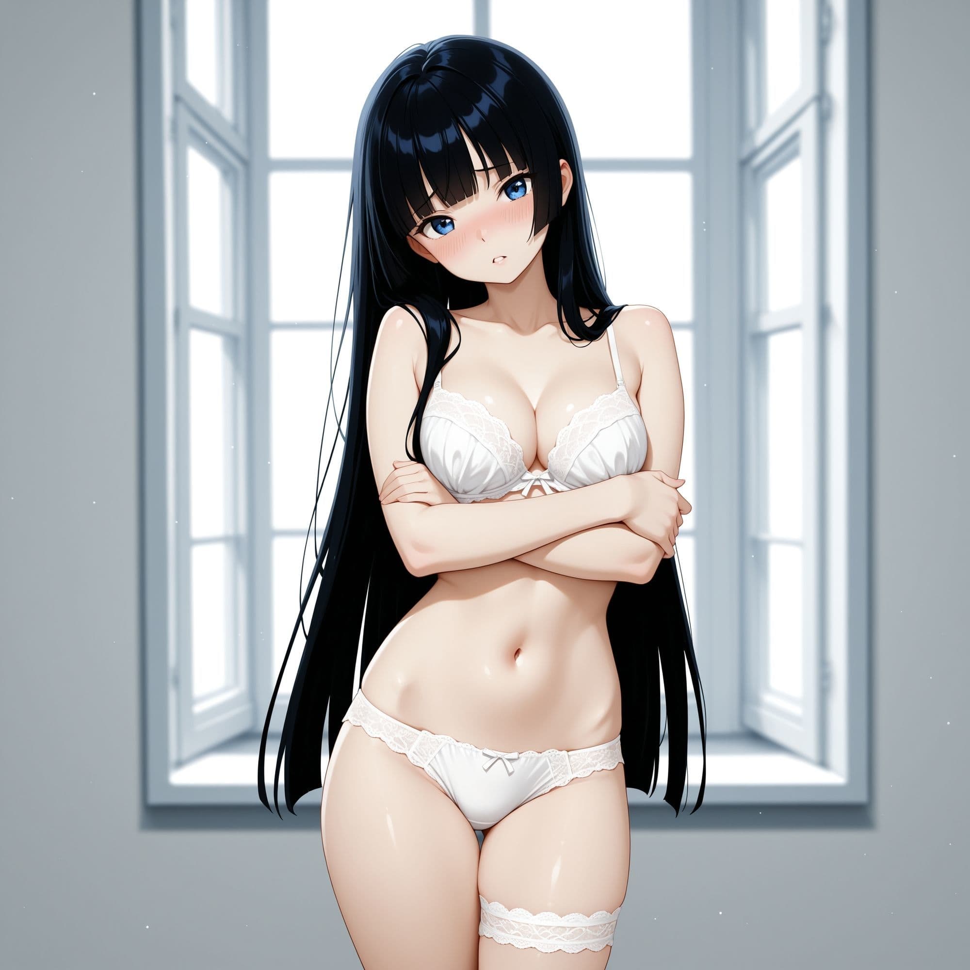 まひろ・エリカ・ゆあ  初めて見せる彼女たち 〜Pure Lingerie〜 サンプル2