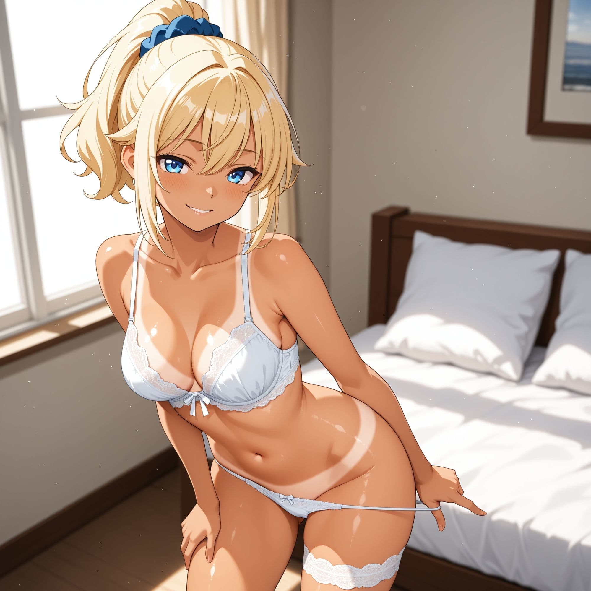まひろ・エリカ・ゆあ  初めて見せる彼女たち 〜Pure Lingerie〜 サンプル5