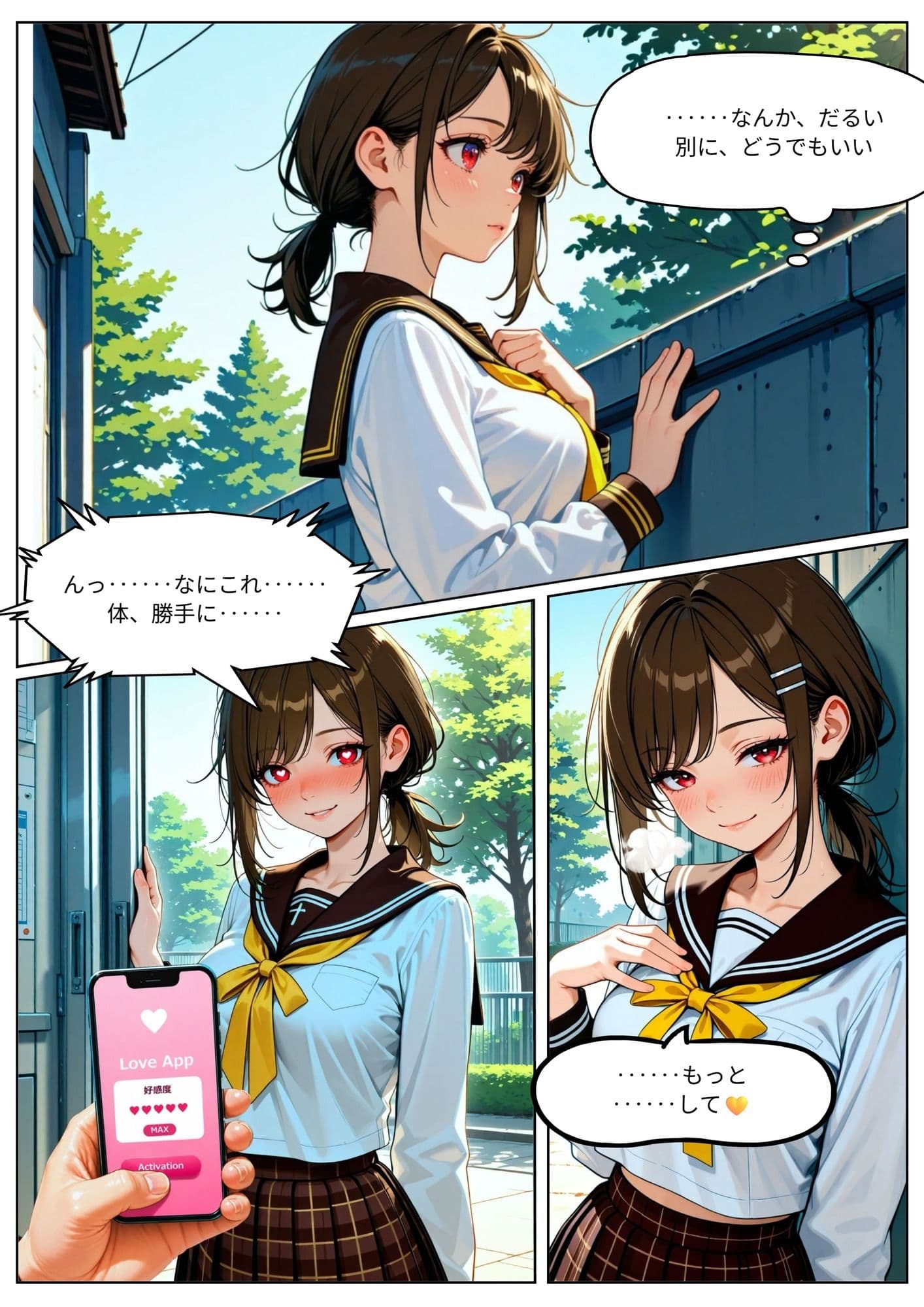 惚れアプリで孕ませ調教 Vol.2 学園編 サンプル5