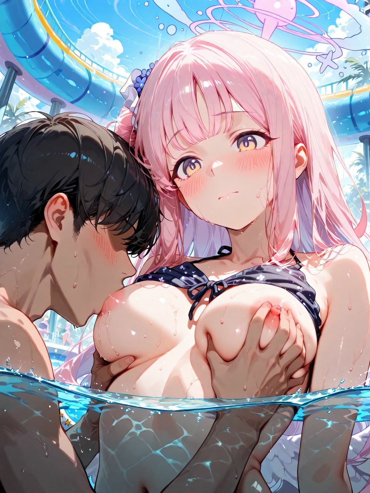 レジャープール乳吸いヒロインコレクション サンプル9
