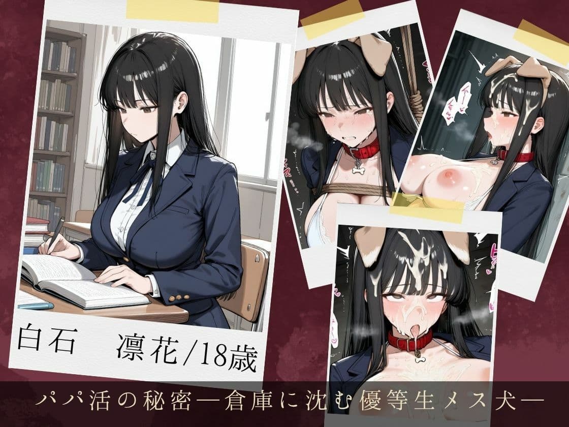 服従ぶっかけ家畜化便器〜清楚で真面目な制服JKが快楽に狂う白濁ペットに堕ちるまで〜 サンプル1