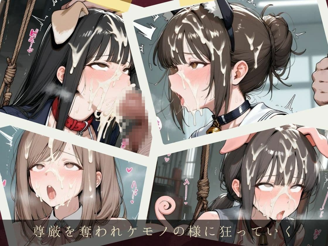 服従ぶっかけ家畜化便器〜清楚で真面目な制服JKが快楽に狂う白濁ペットに堕ちるまで〜 サンプル7