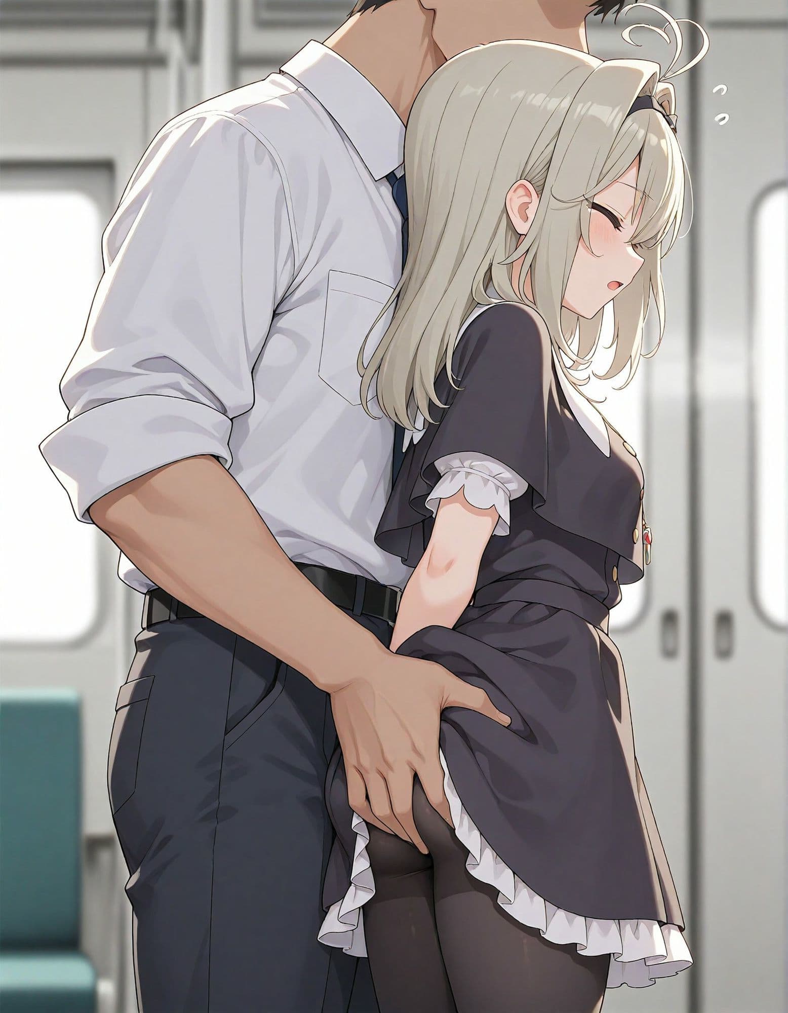 【動画付き】痴●電車 犯●れた少女 森亜る●か編 サンプル6