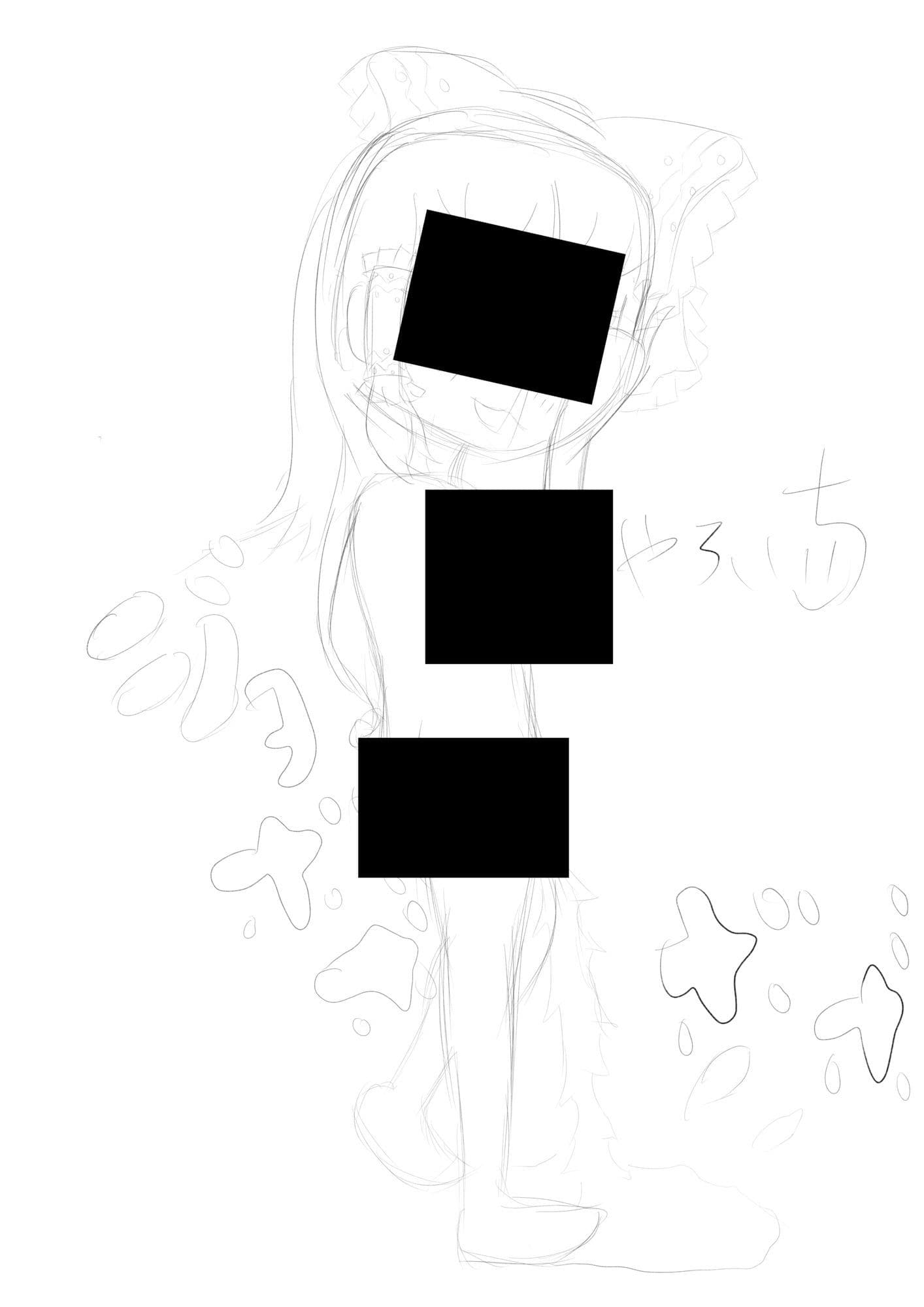 霊夢ちゃんのえっちなラフイラスト集vol.5 サンプル5