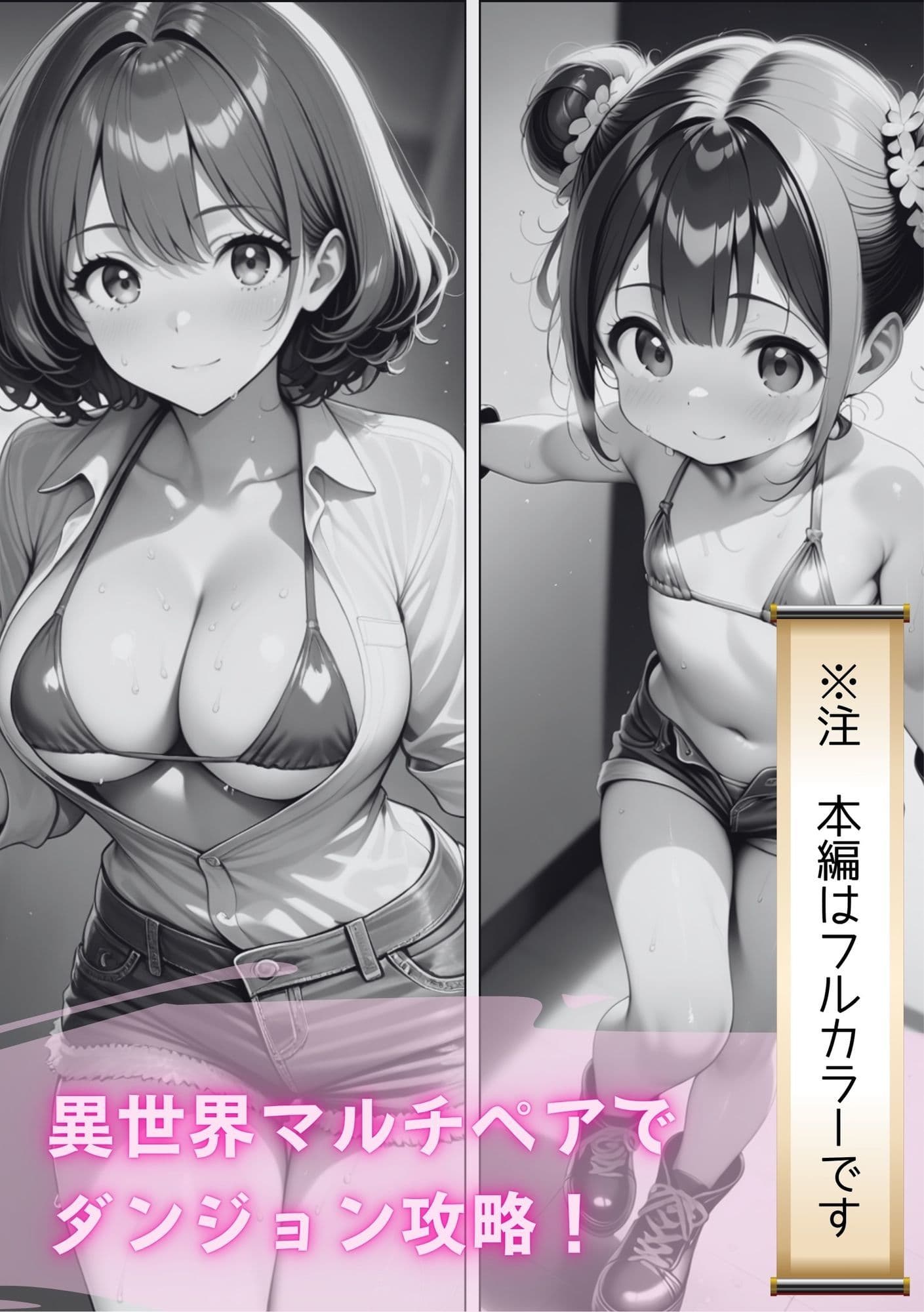 テンタクソロジーLT001:強 赤ファイター × 弱 紫ファイター サンプル1