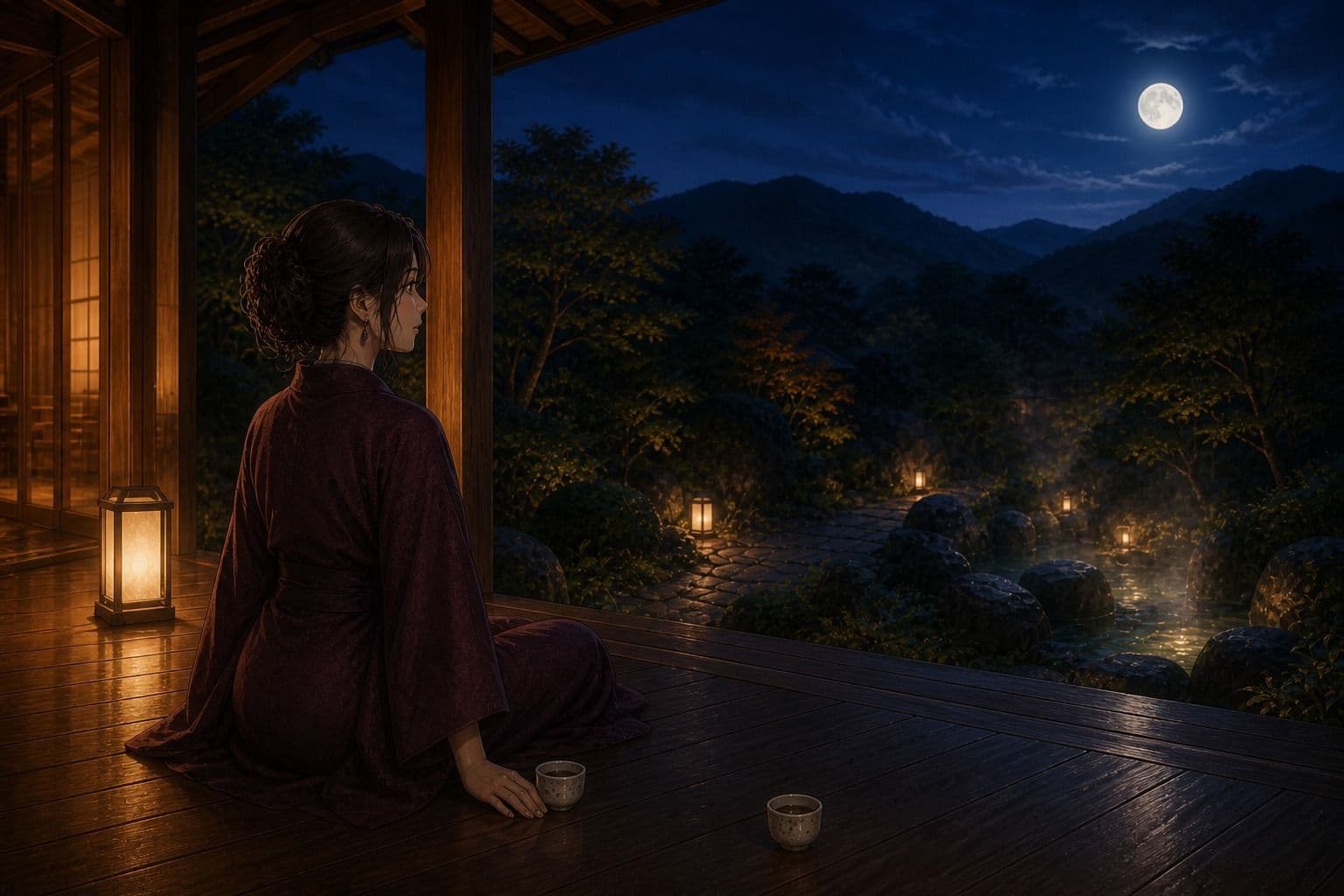 美人女将と過ごす温泉宿の一夜 サンプル6