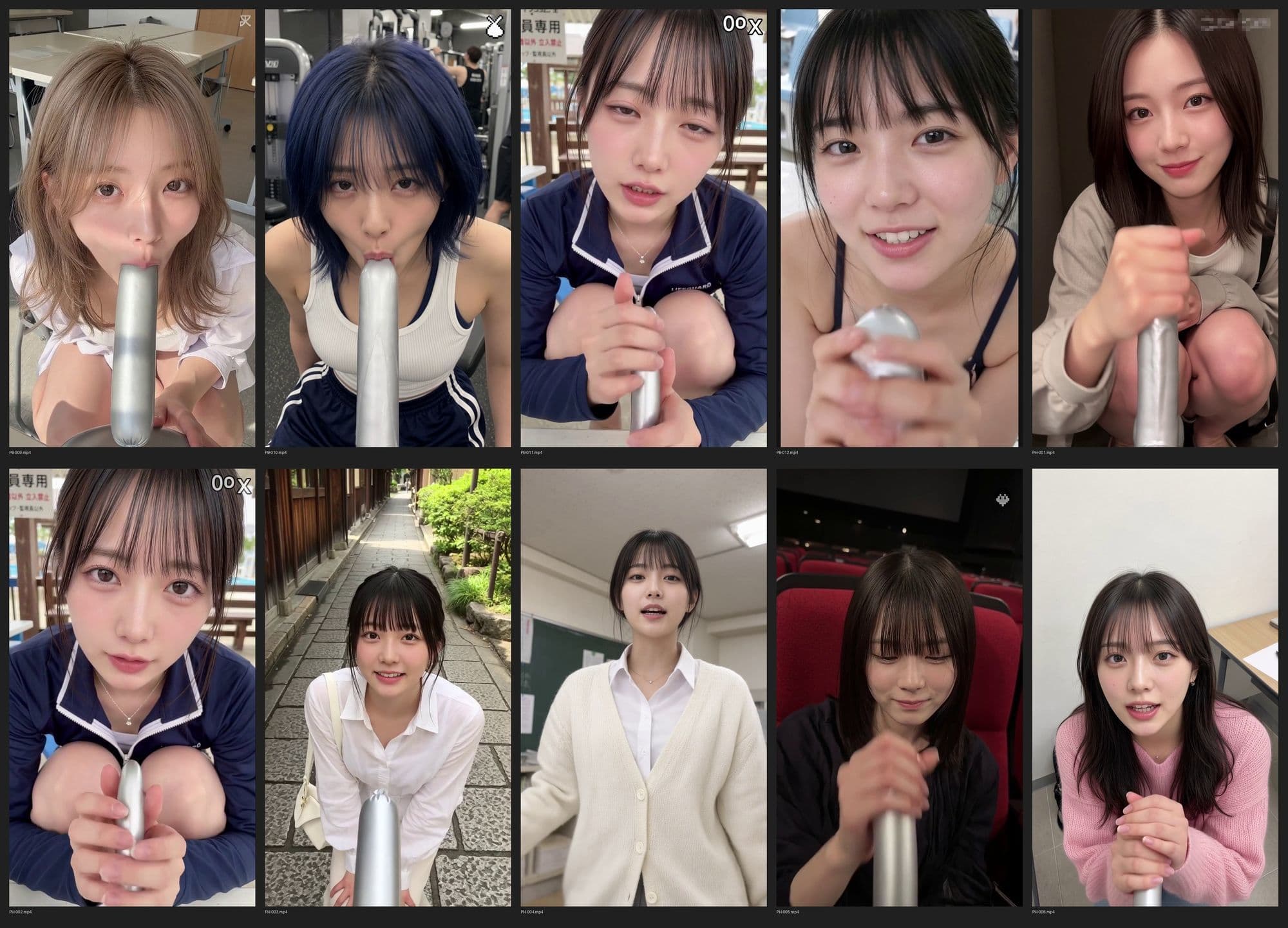 夏だし暑いからもう服なんていらない！全裸になって過ごしてみた！VLOG風ショート動画  ＋  他 サンプル7