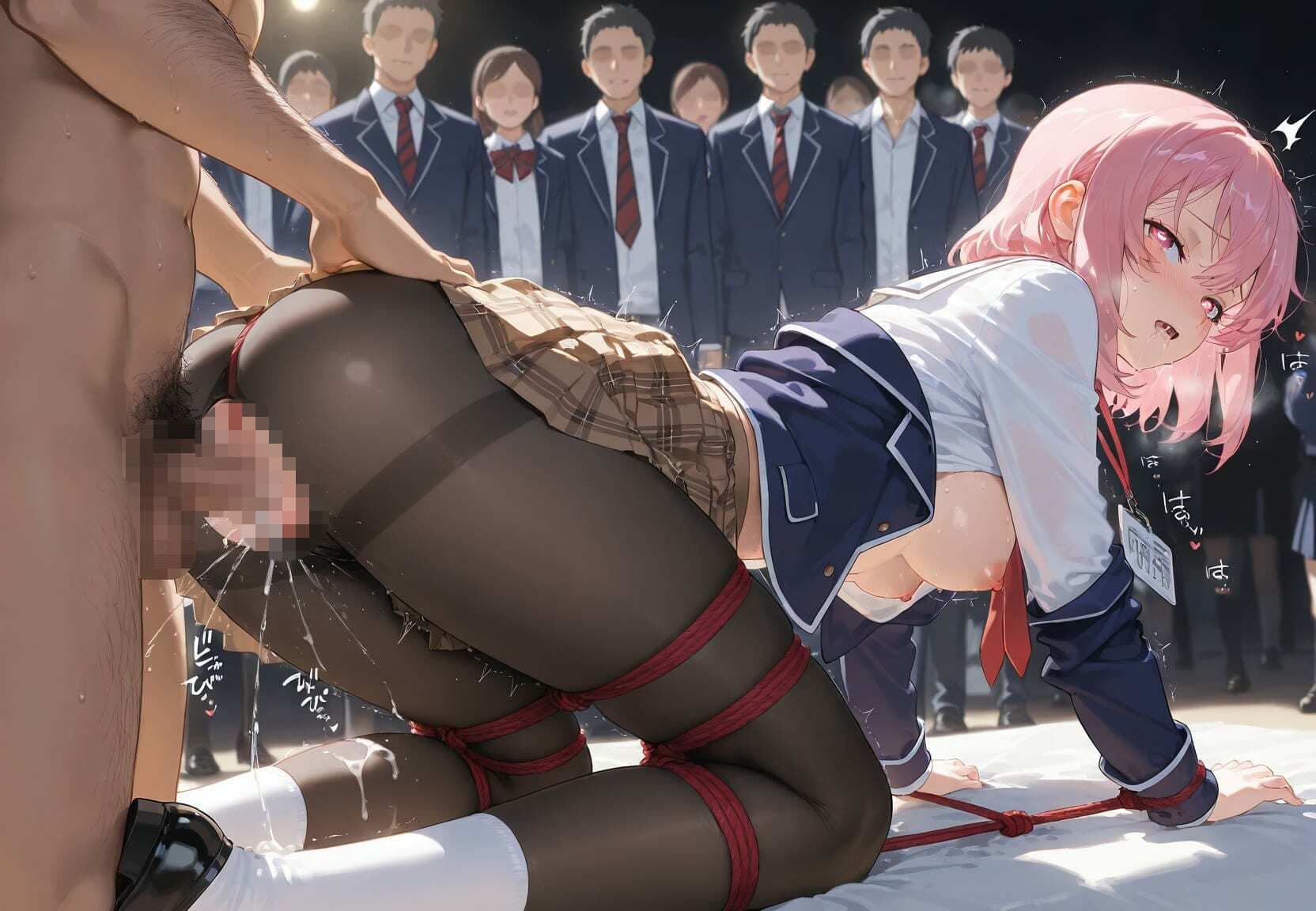 清楚JK彼女が文化祭で「全員の精液受けます」って公衆便器化www 食〇のソーマ サンプル3