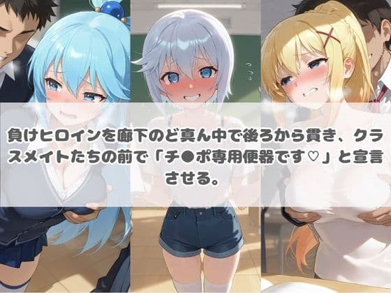 負けヒロインが敗北堕ちして俺のチ●ポ専用便器になった結果 こ〇素晴らしい世界に祝福を！ サンプル2
