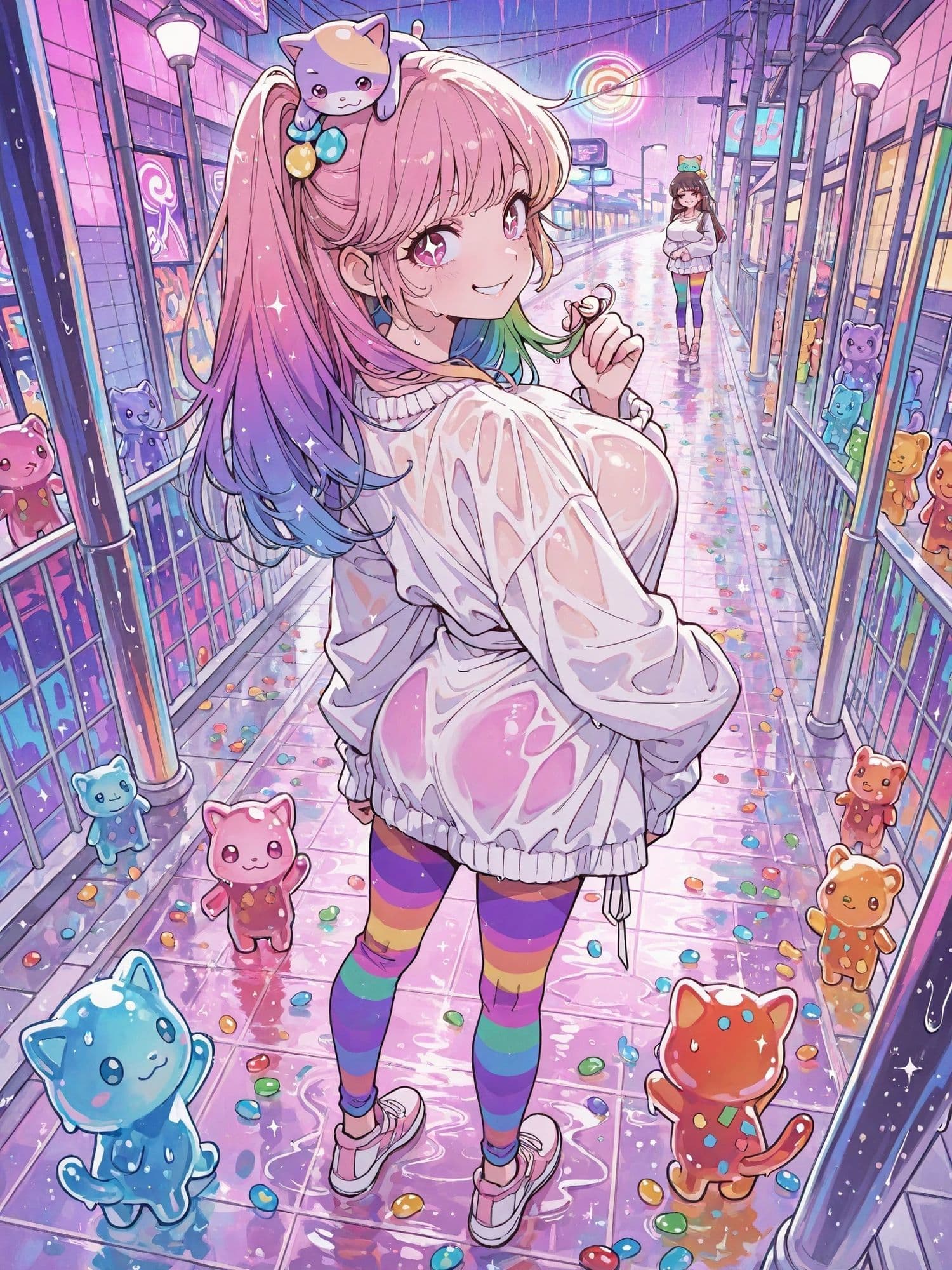 頭の上にねこが乗ってるだけなのに、反則級に可愛すぎます！1 〜猫をのせた少女のゆるふわファンタジー〜 サンプル3