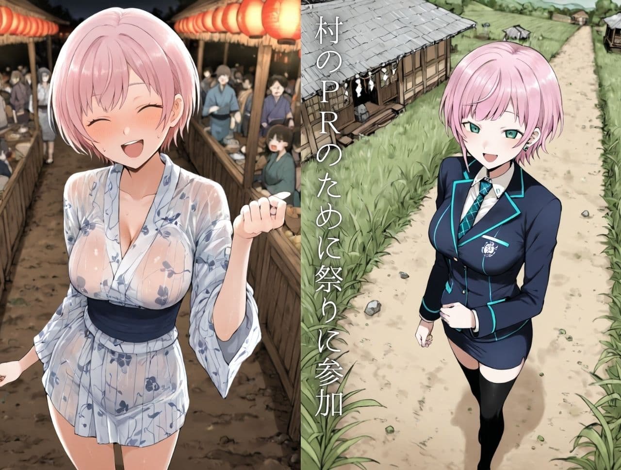 案件で村のPRに行ったら暗示をかけられて村長の専属娼婦になってしまう夕〇リリ サンプル1