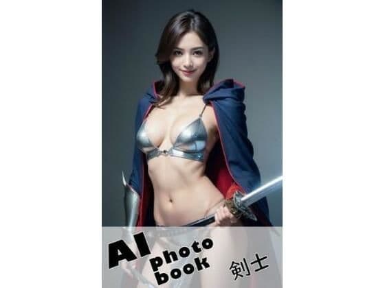 AI photo book 剣士