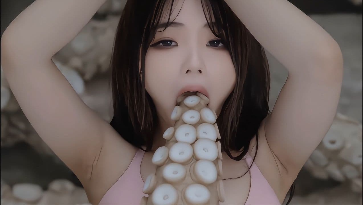 巨大触手VS巨乳グラドル Part2 サンプル8
