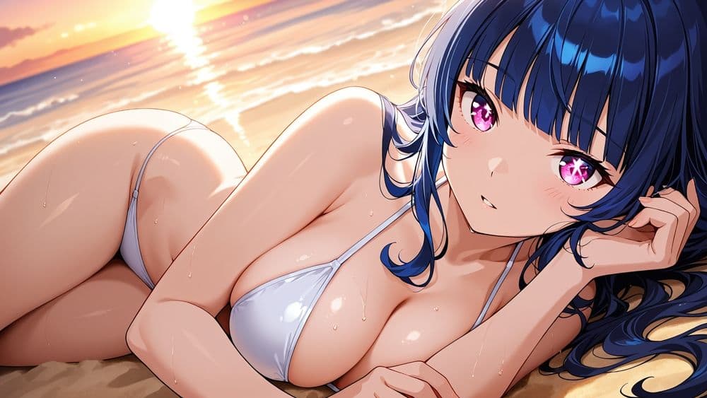 爆乳姉妹グラドルが憧れカメラマンと孕ませ撮影旅行【400枚】 サンプル3