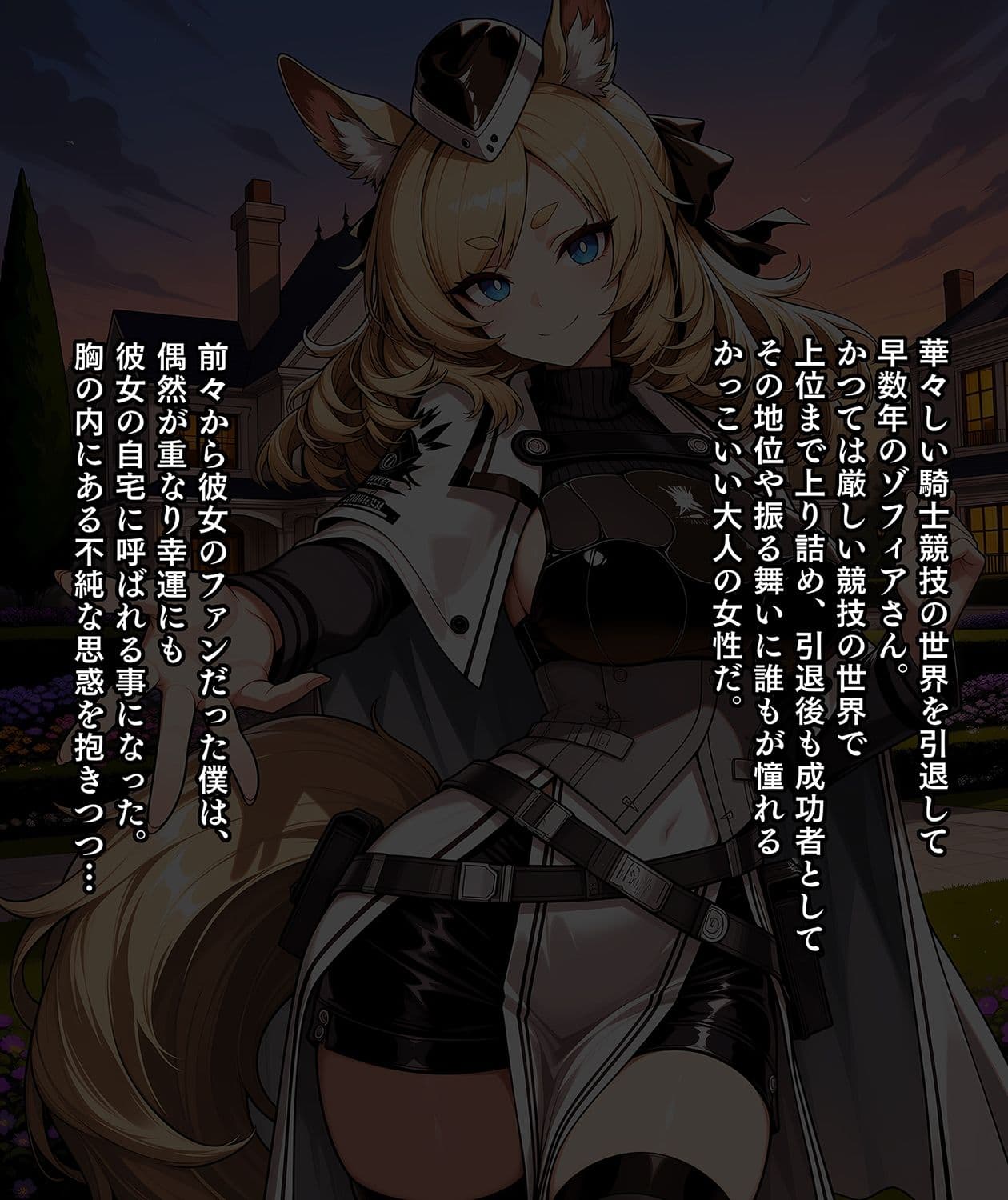 引退騎士の唾液責め 〜つよ〜いお姉さんに顔中唾液でべちょべちょにされて甘やかされながら射精する画像集〜 サンプル1