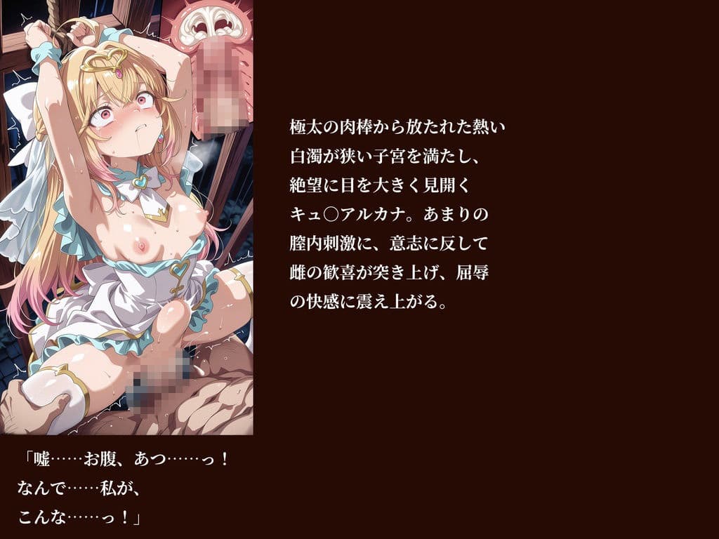 【名プリ】【森亜○るか 497枚＋3mp4】囚われのキュ○アルカナ公開種付け輪○処刑 〜純白に染まる奴●花嫁〜 サンプル5
