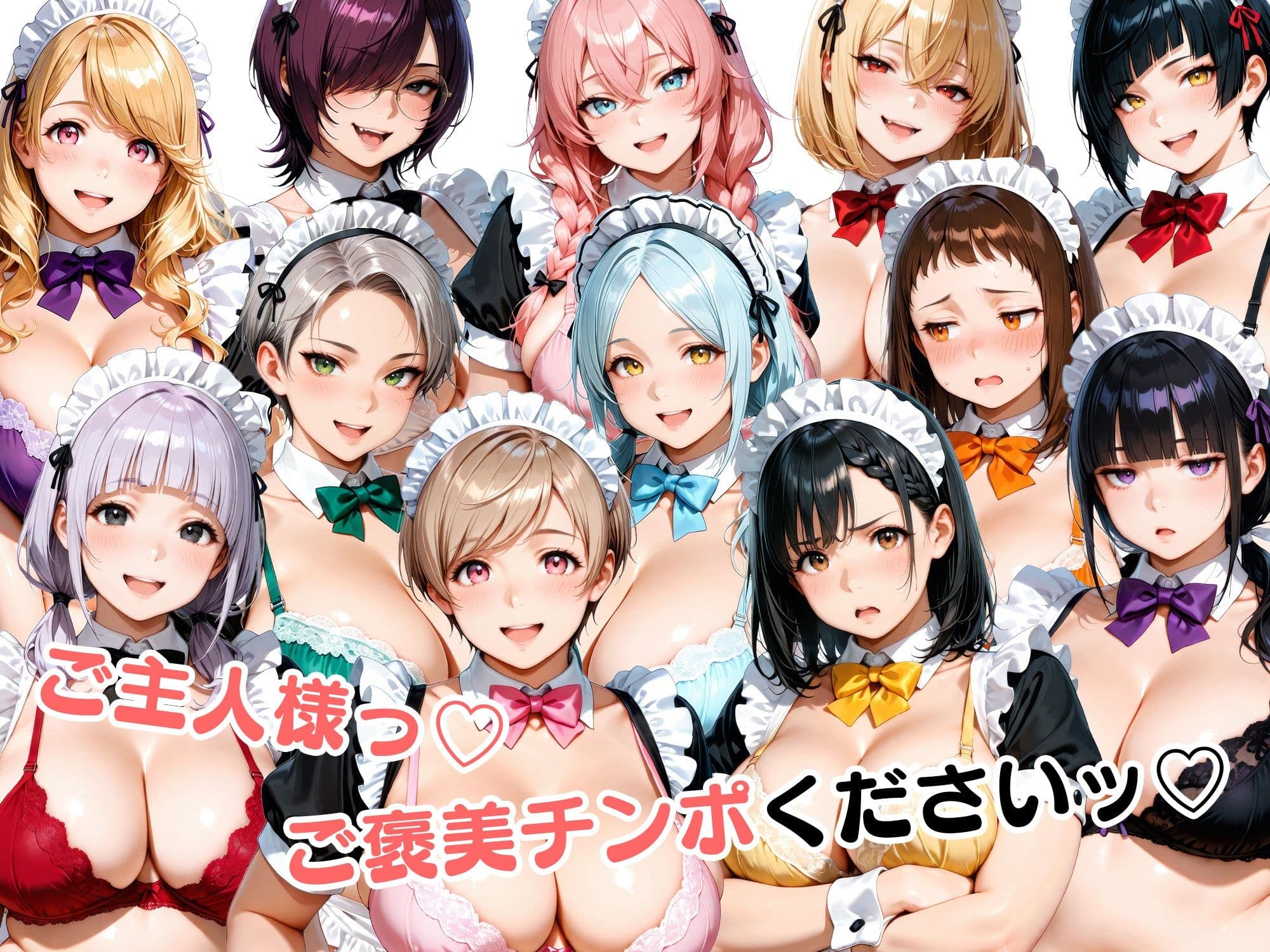 12人のムチムチメイドが毎日性処理してくれる暮らし サンプル10