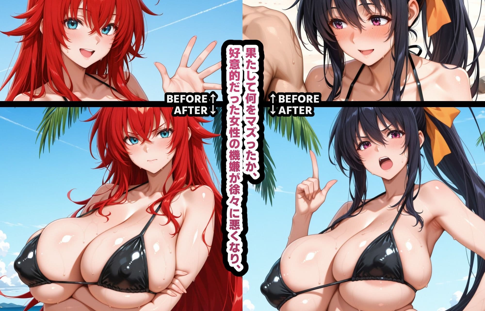 メチャクチャに嫌われてからのレ●プが一番気持ち良いから。【リアス＆朱乃】 サンプル1