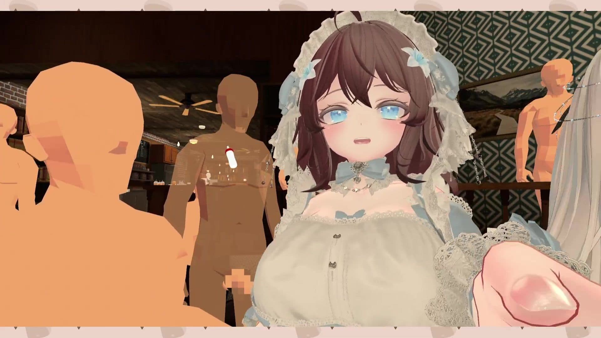 【アイテム連動】ポプロChilloutVR！！可愛いメイド達がご主人様にご奉仕…（はーと）【リスナーさん参加型】  井栗まろん サンプル5