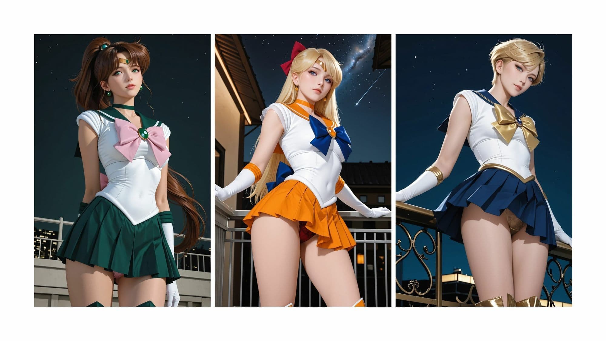 私の肛門そんなに見ないで  コスプレ  セーラー戦士10人 サンプル2