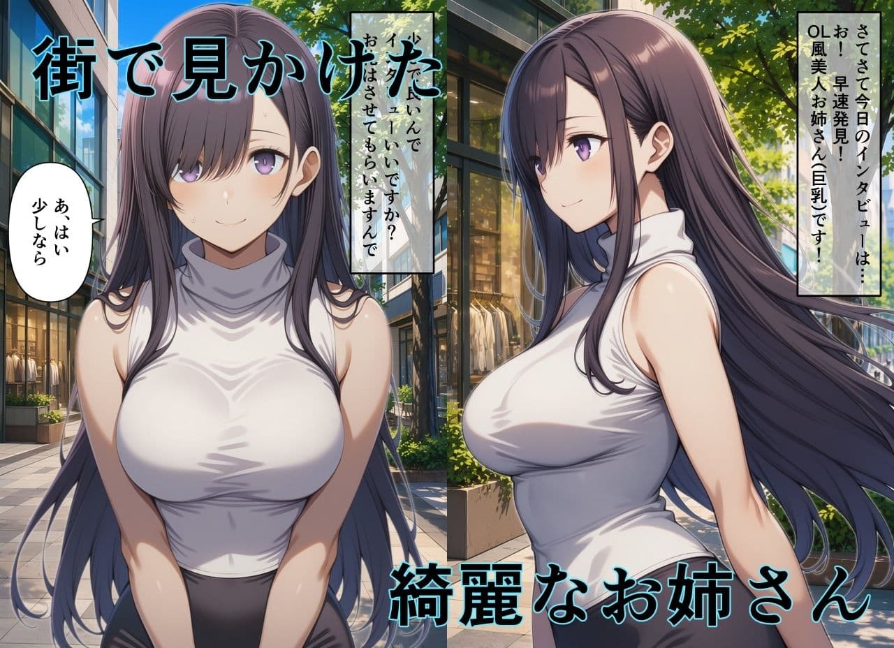 街角インタビュー〜恥ずかしいワキの下をじっくり観察させてください。え？もしかしてそれ以上も！？ サンプル1