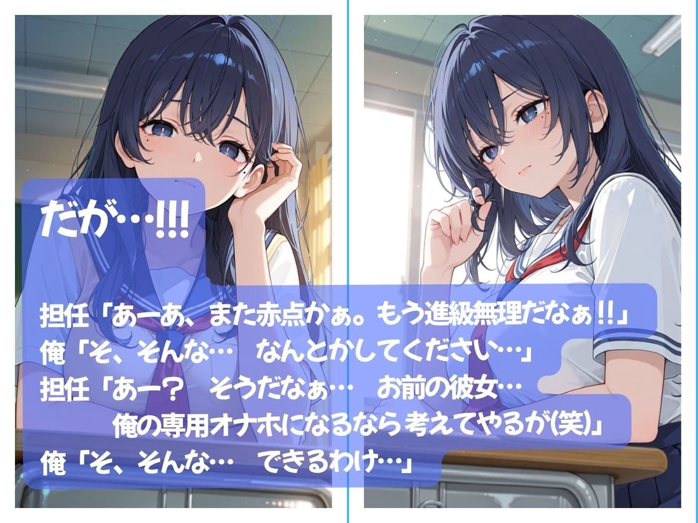 優等生な俺の彼女が担任教師のオナホになった件 サンプル4