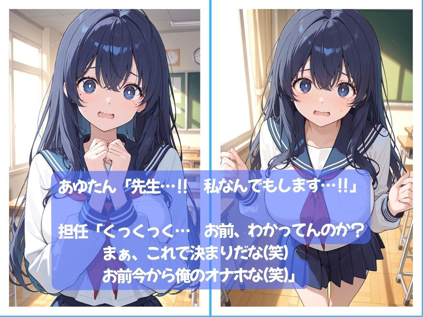 優等生な俺の彼女が担任教師のオナホになった件 サンプル5