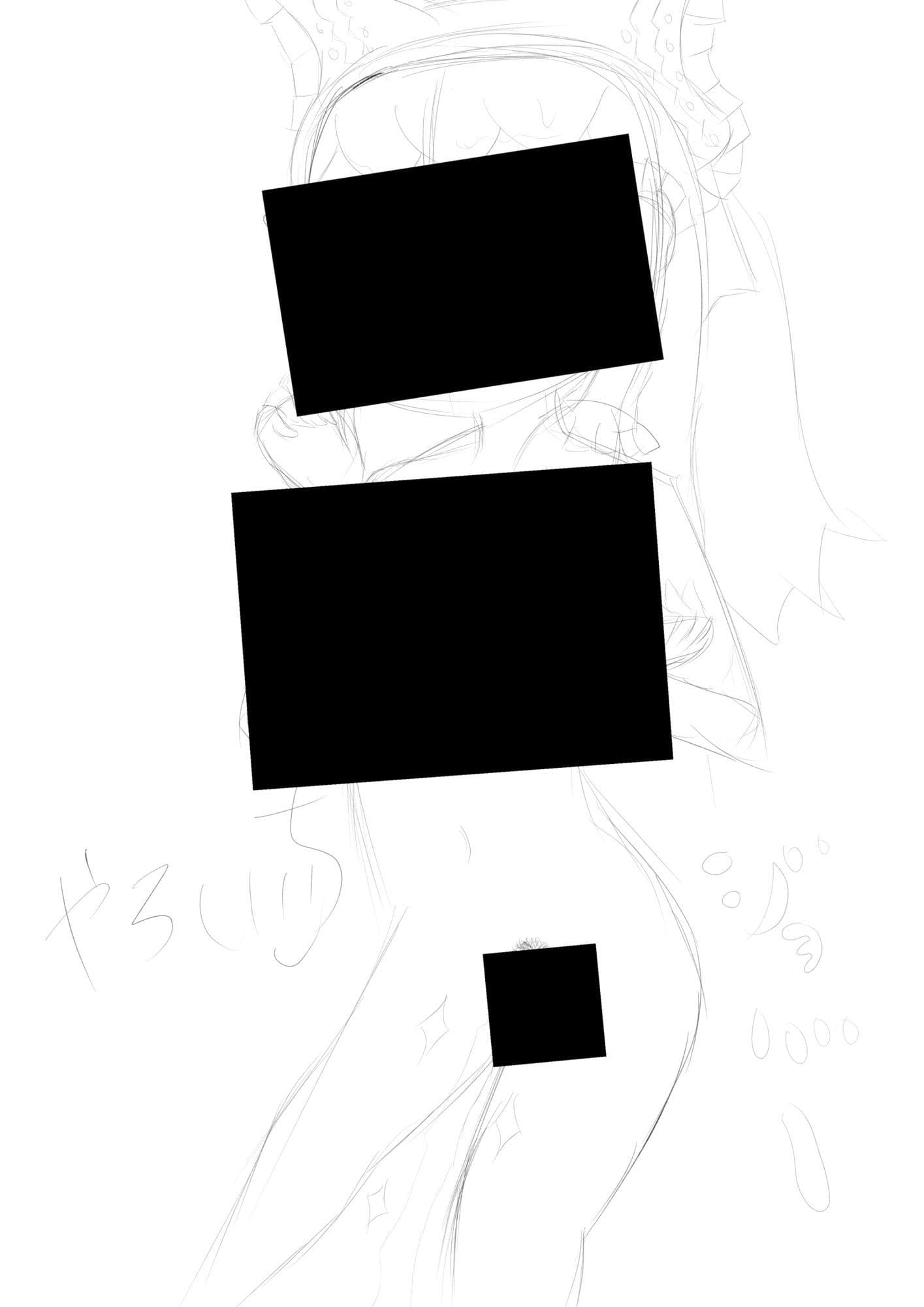 霊夢ちゃんのえっちなラフイラスト集vol.7 サンプル6