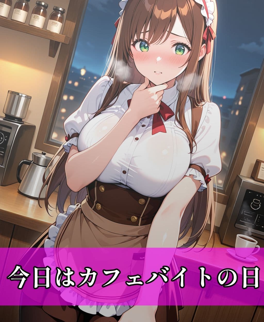 美人OLがカフェバイトで大乱交Hした話 サンプル2