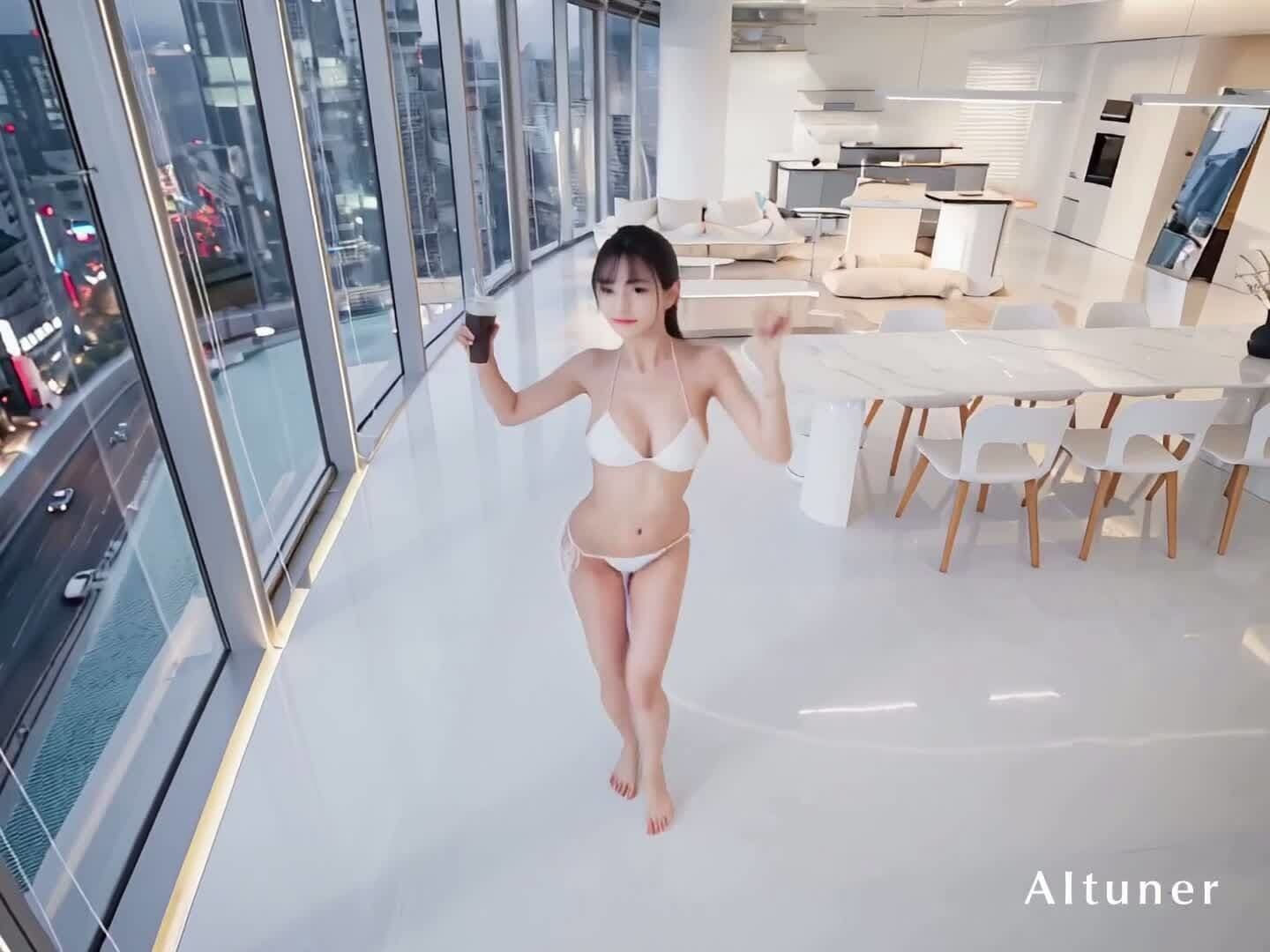 【10分HD】港区パリピ。重低音EDMに身体を預けて、着衣から真っ裸までひたすら腰を振り続けるエロダンス映像 サンプル7