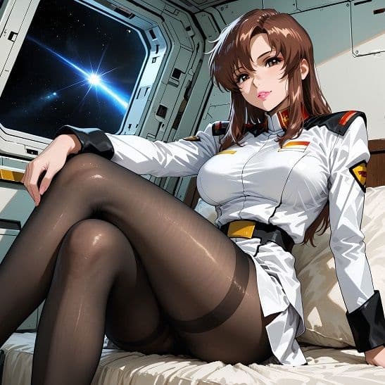 『【表】人型兵器で戦争している世界 女艦長と実は妹だった女兵士』AIの手で蘇る懐かしのヒロインシリーズ サンプル1