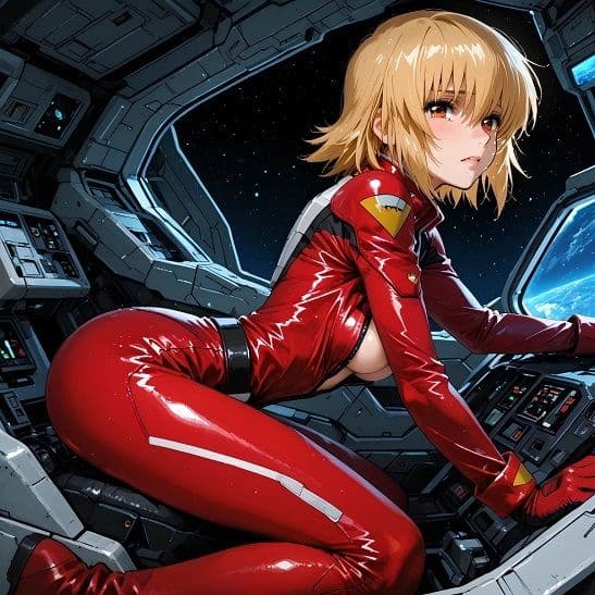 『【表】人型兵器で戦争している世界 女艦長と実は妹だった女兵士』AIの手で蘇る懐かしのヒロインシリーズ サンプル5