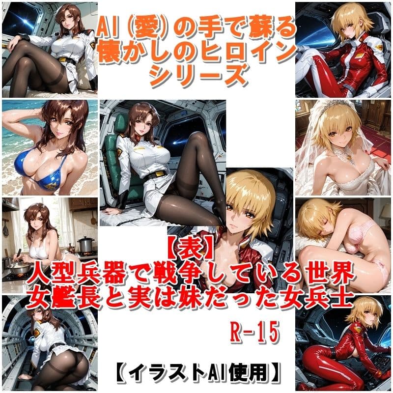 『【表】人型兵器で戦争している世界 女艦長と実は妹だった女兵士』AIの手で蘇る懐かしのヒロインシリーズ サンプル9