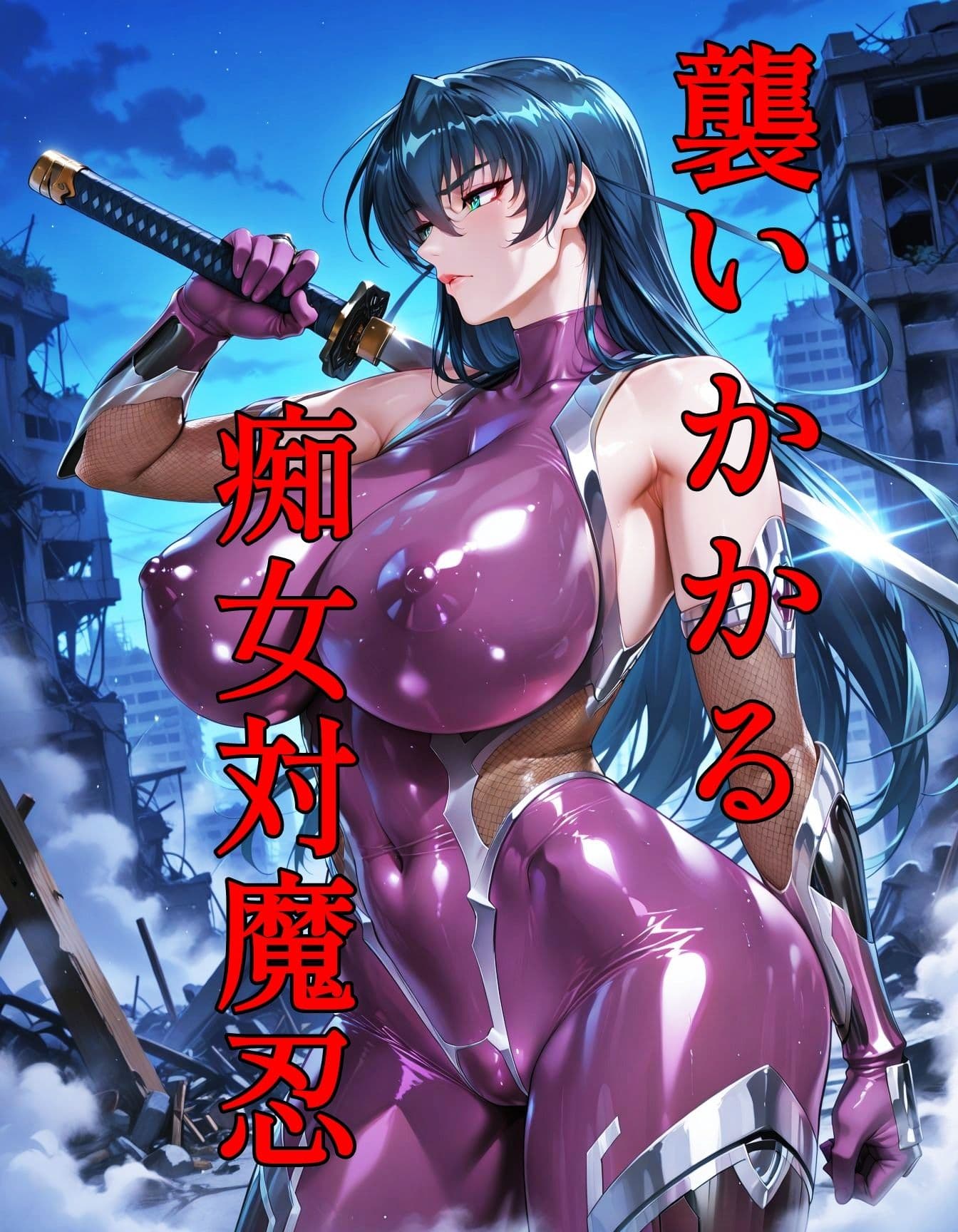 襲いかかる痴女対魔忍 サンプル1