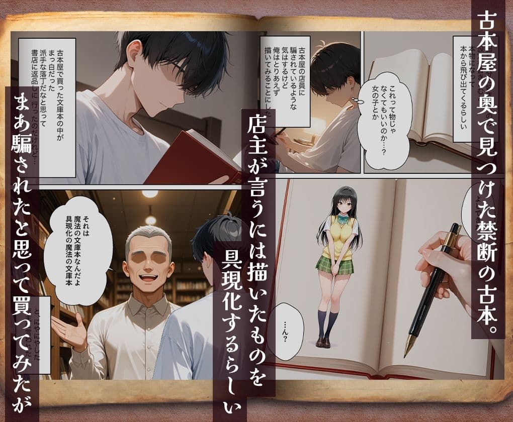 古本から出てきたのは、孕ませ専用の彼女だった 古○川唯 サンプル1